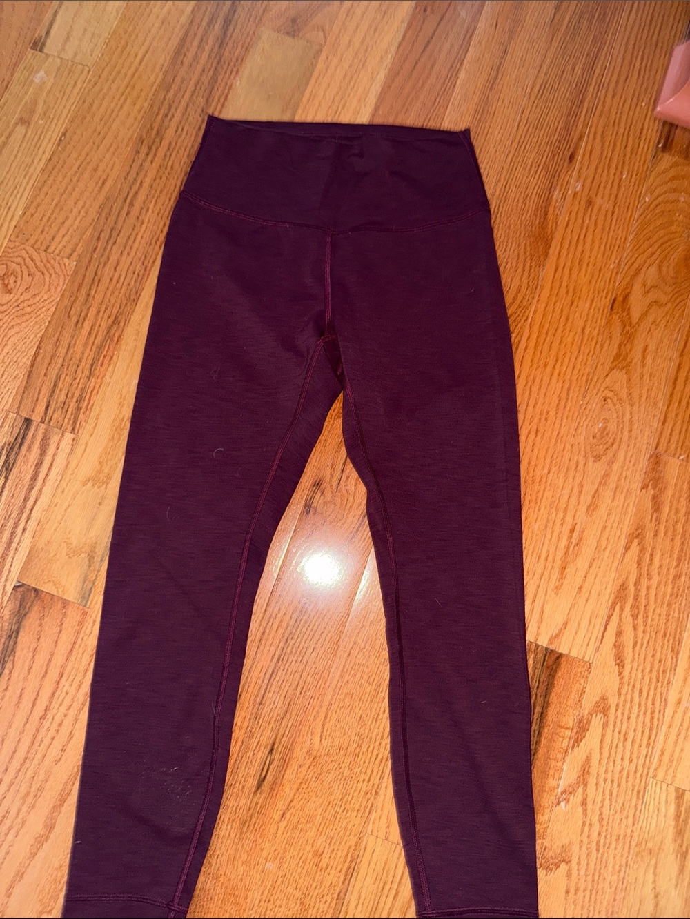 lululemon athletica High-Waist Burgundy Leggings 7/8